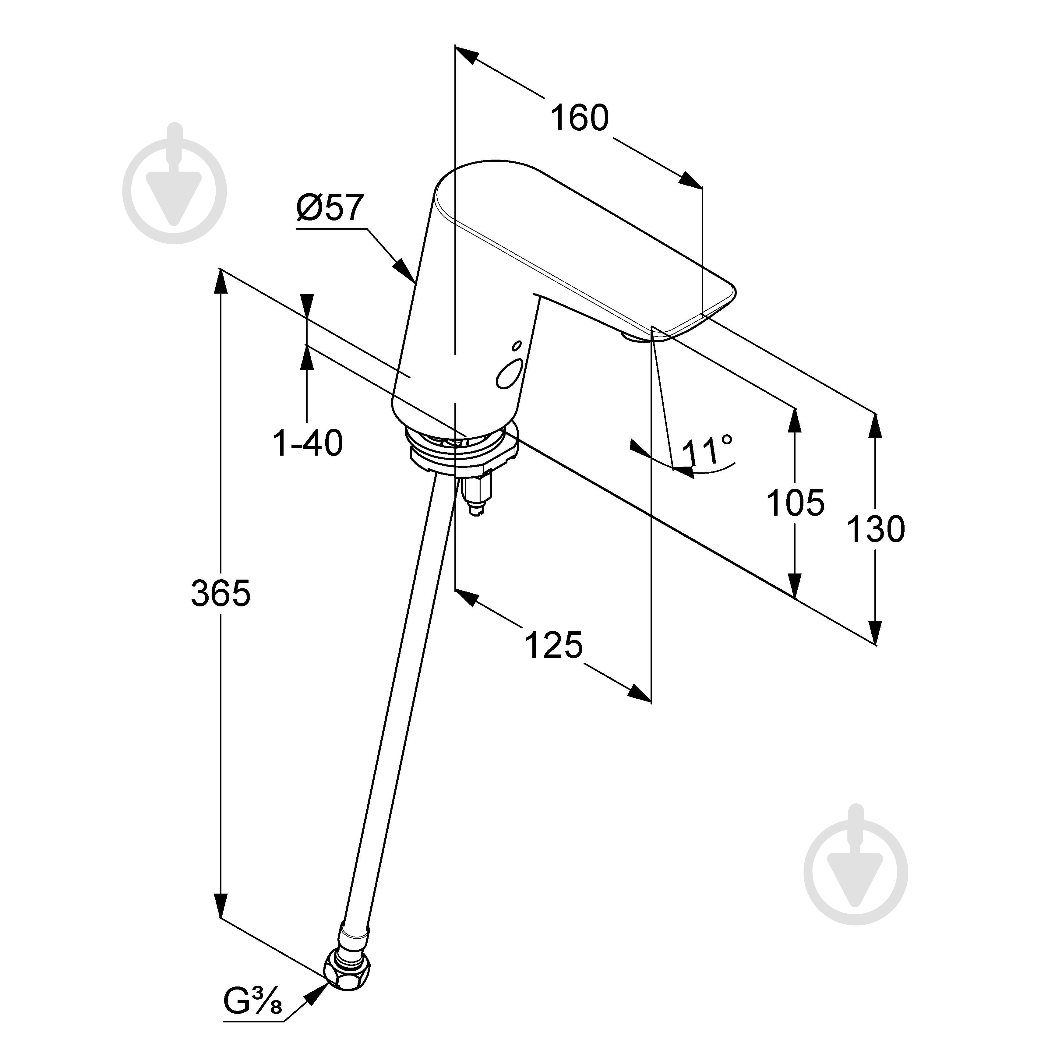 Смеситель Kludi Balance 5210505 - фото 2