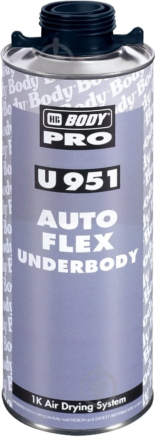 Антигравій Body U951 1000 мл чорний - фото 1