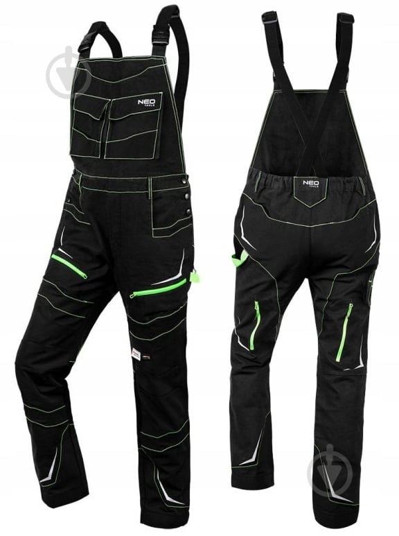 Полукомбинезон рабочий NEO tools р. XL 81-249 черный - фото 1