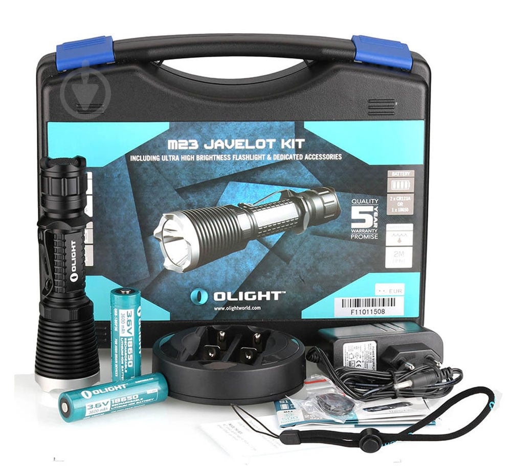 Набор Olight M23 Javelot черный - фото 1 Набор Olight M23 Javelot черный - фото 1