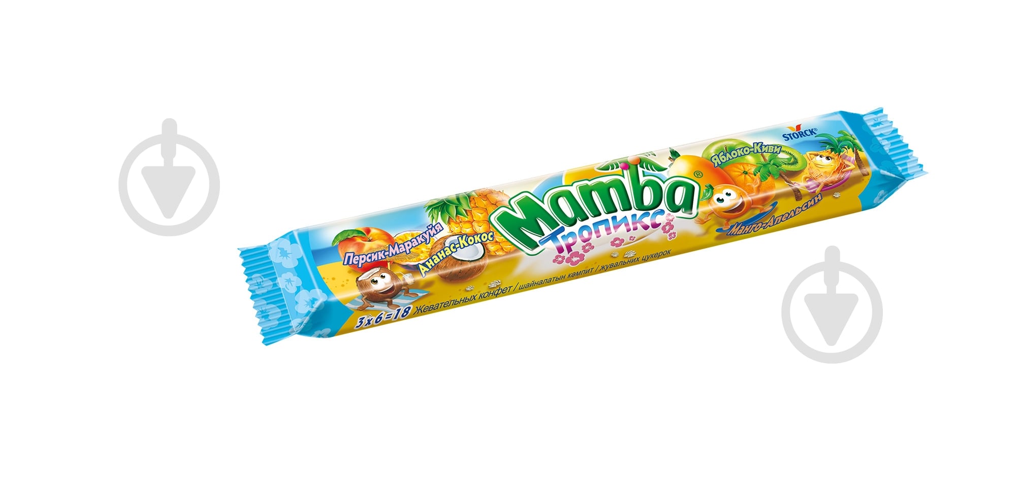Конфеты жевательные Mamba Тропикс 80 г - фото 1 Конфеты жевательные Mamba Тропикс 80 г - фото 1