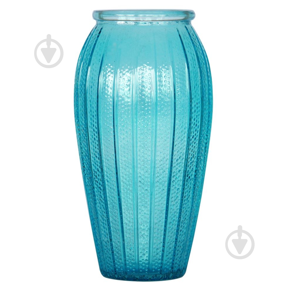 Ваза стеклянная Ritz 26 см голубая 83240425-43_YBCG-240425/3 - фото 1 Ваза стеклянная Ritz 26 см голубая 83240425-43_YBCG-240425/3 - фото 1