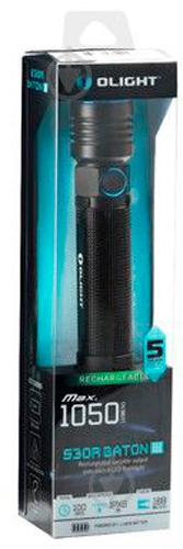 Ліхтарик Olight S30R Baton III чорний - фото 11