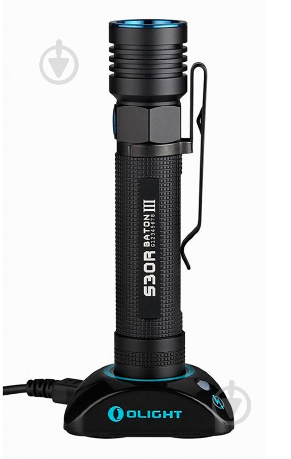 Ліхтарик Olight S30R Baton III чорний - фото 7