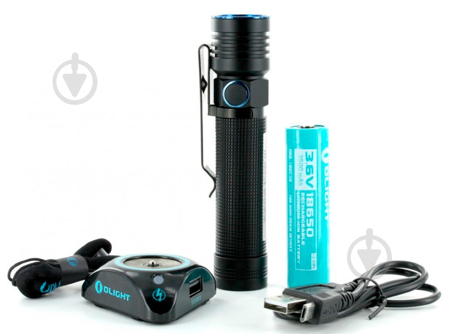 Ліхтарик Olight S30R Baton III чорний - фото 9