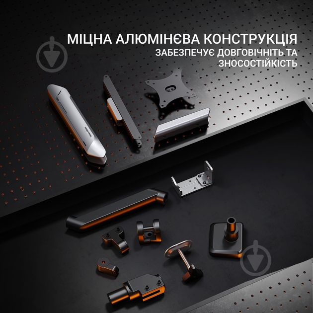 Кріплення для монітора Anda Seat Stealth PRO II (AD-W-A9-1S-BT) поворотно-похилі 17"-42" титан - фото 13 Кріплення для монітора Anda Seat Stealth PRO II (AD-W-A9-1S-BT) поворотно-похилі 17"-42" титан - фото 13