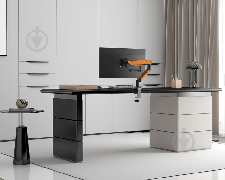 Кріплення для монітора Anda Seat Stealth PRO II (AD-W-A9-1S-BO) поворотно-похилі 17"-42" чорний із помаранчевим - фото 19