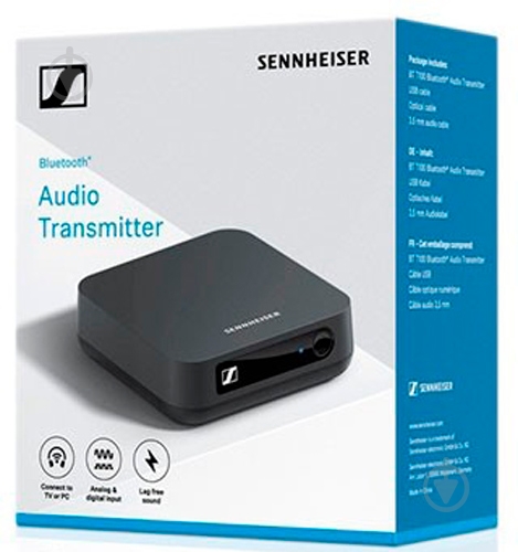 Bluetooth-трансмиттер Sennheiser BT T100 черный 508258 - фото 4