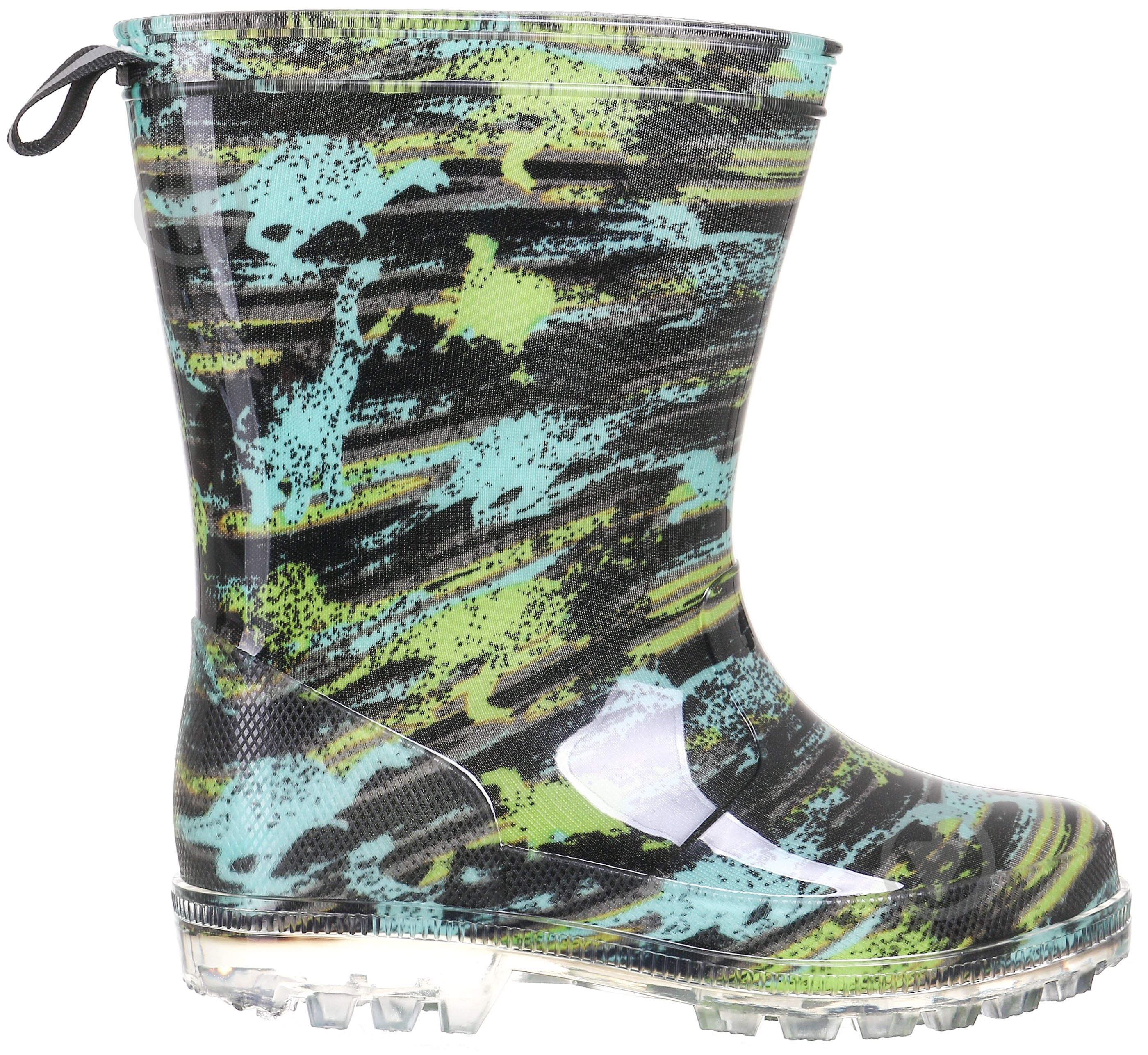 Чоботи гумові для хлопчиків Динозавр KP26 розмір 33 чорний із зеленим - фото 4 Чоботи гумові для хлопчиків Динозавр KP26 розмір 33 чорний із зеленим - фото 4