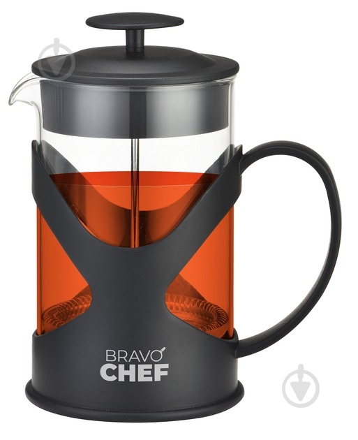 Френч-прес Bravo Chef L"Appetit 0.35 л чорний (BC-7302-350) - фото 3 Френч-прес Bravo Chef L"Appetit 0.35 л чорний (BC-7302-350) - фото 3