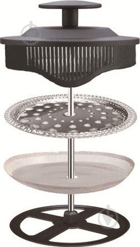 Френч-пресс Bravo Chef L'Appetit 0.6 л черный (BC-7302-600) - фото 4 Френч-пресс Bravo Chef L'Appetit 0.6 л черный (BC-7302-600) - фото 4