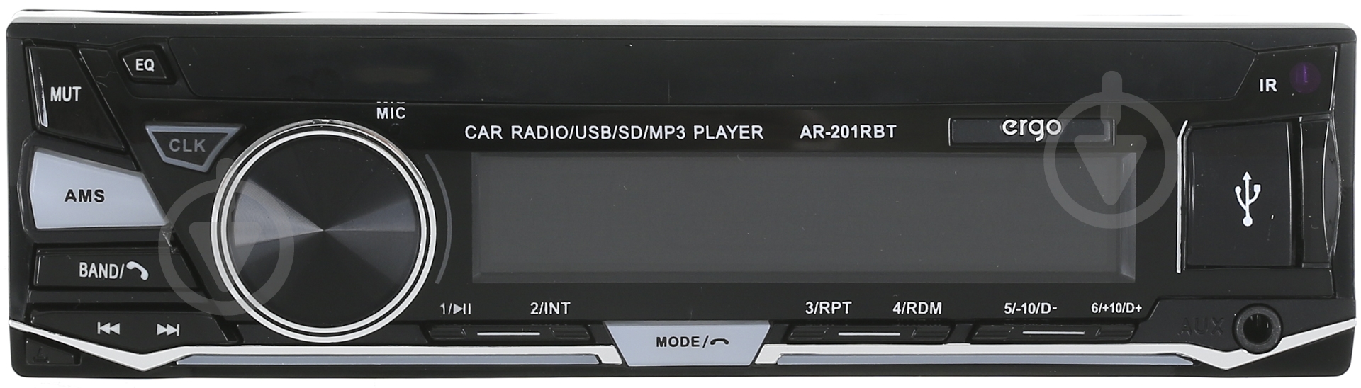 Автомагнитола Ergo AR-201RBT SD/MP3/USB - фото 1