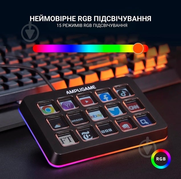Контроллер для стриминга FIFINE D6 Stream controller - фото 7