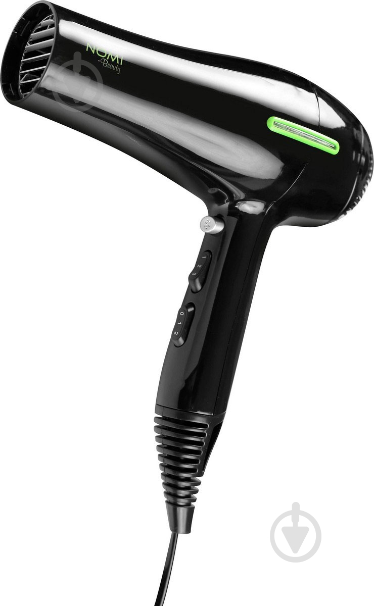 Фен Nomi Beauty HD-01 Ionic Black - фото 2 Фен Nomi Beauty HD-01 Ionic Black - фото 2