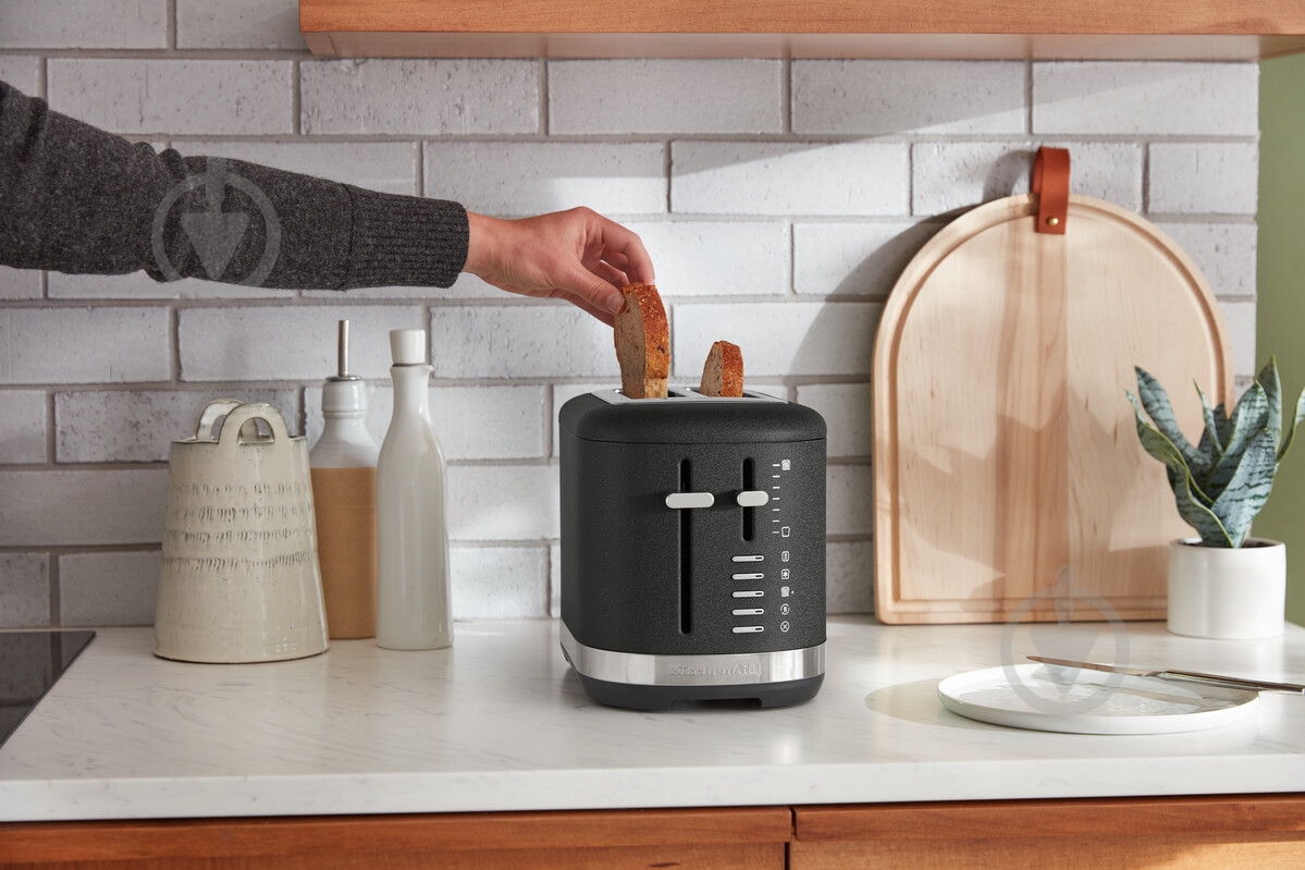 Тостер KitchenAid 5KMT2109EBK колір чавун - фото 8