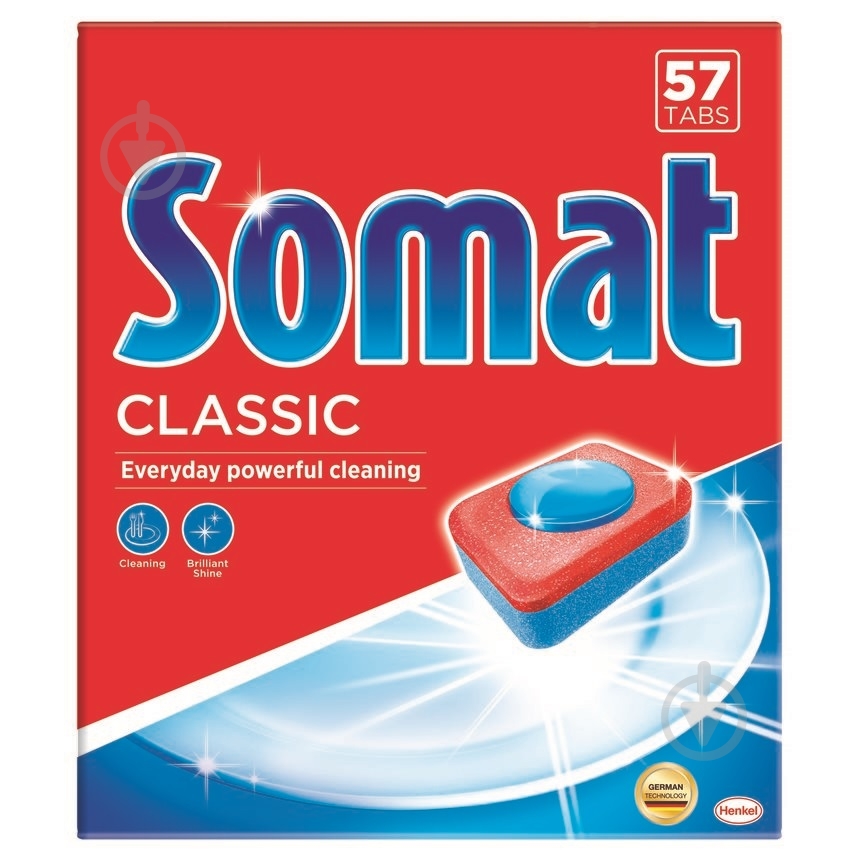 Таблетки для посудомийних машин Somat Classic 57 шт. - фото 1