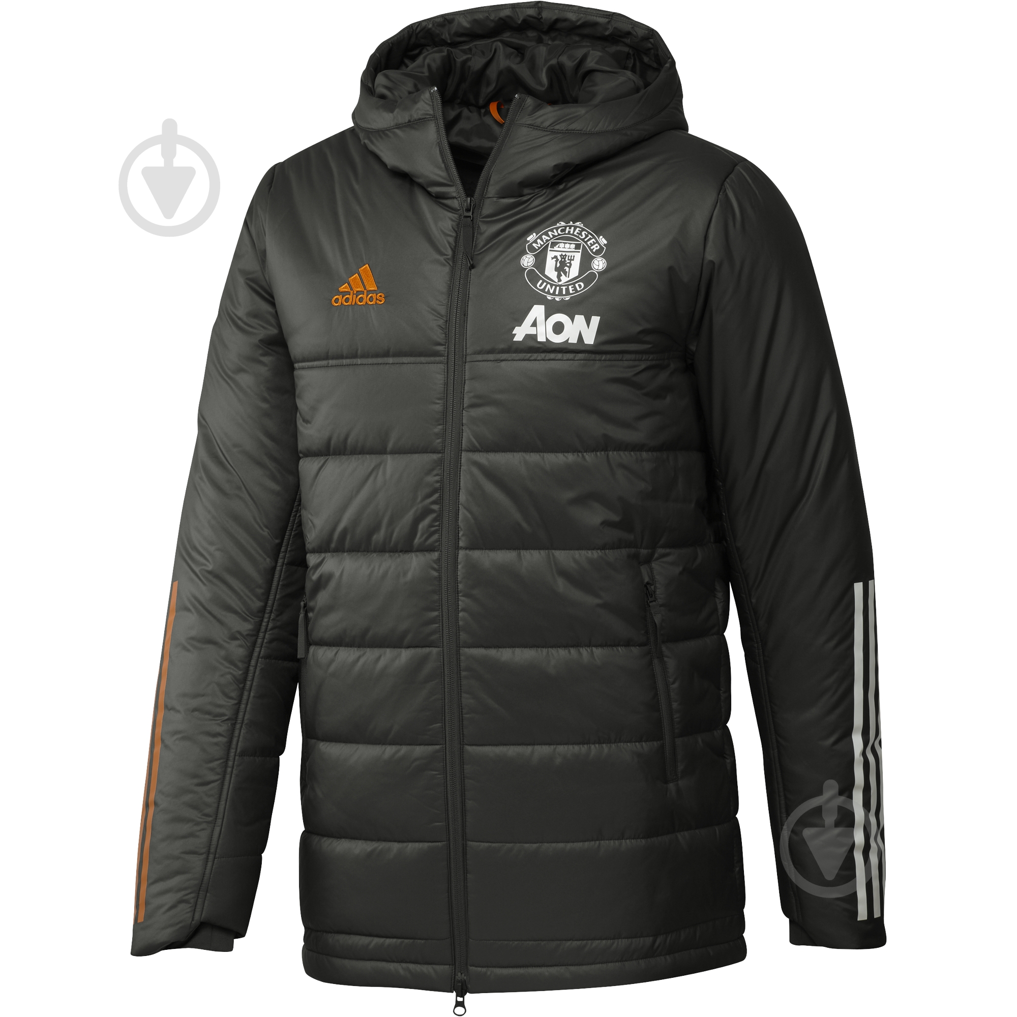 Ветровка Adidas MUFC WINT JK FR3682 р.S зеленая - фото 1