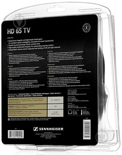 Наушники Sennheiser HD 65 TV black (504685) - фото 5