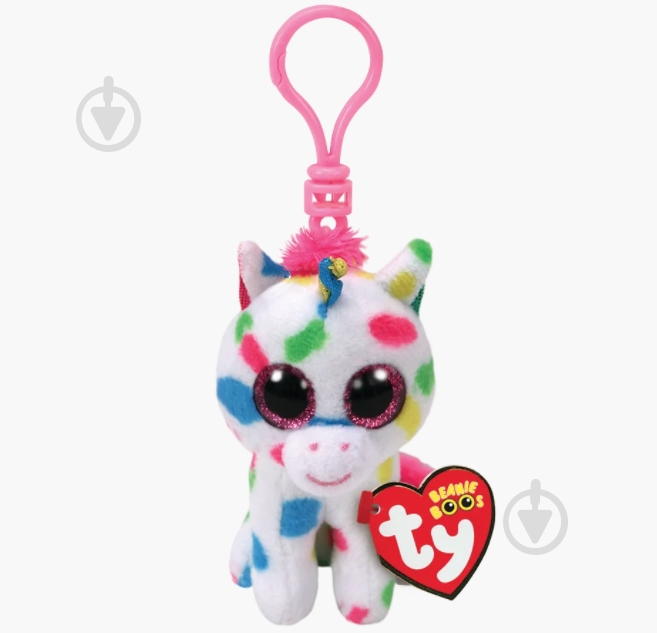 Игрушка-брелок TY Beanie Boo's 12 см разноцветный 35211 - фото 1