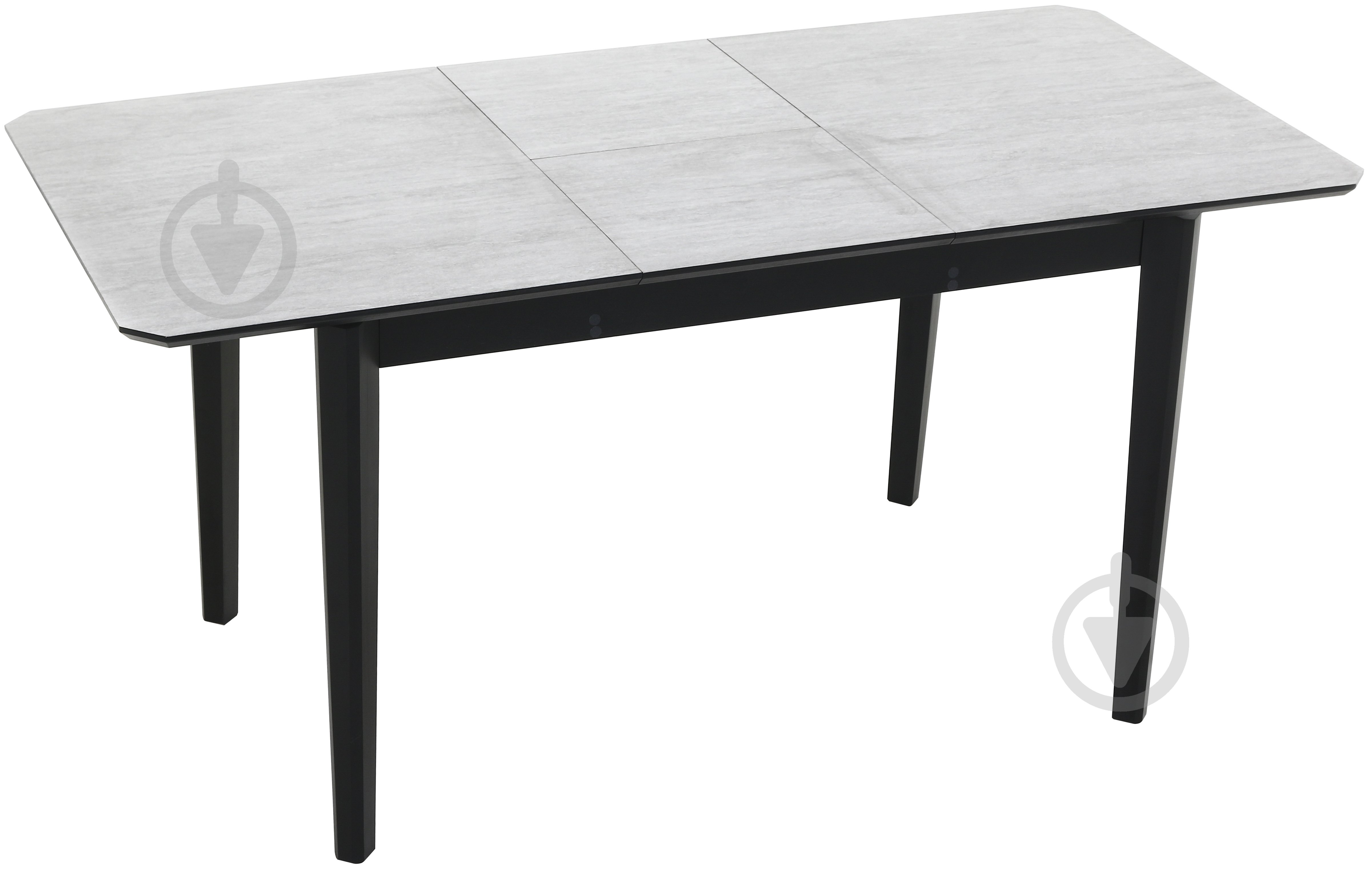 Стіл Відень 1200(1600)x760x800мм сірий матовий/дерево венге - фото 1 Стіл Відень 1200(1600)x760x800мм сірий матовий/дерево венге - фото 1