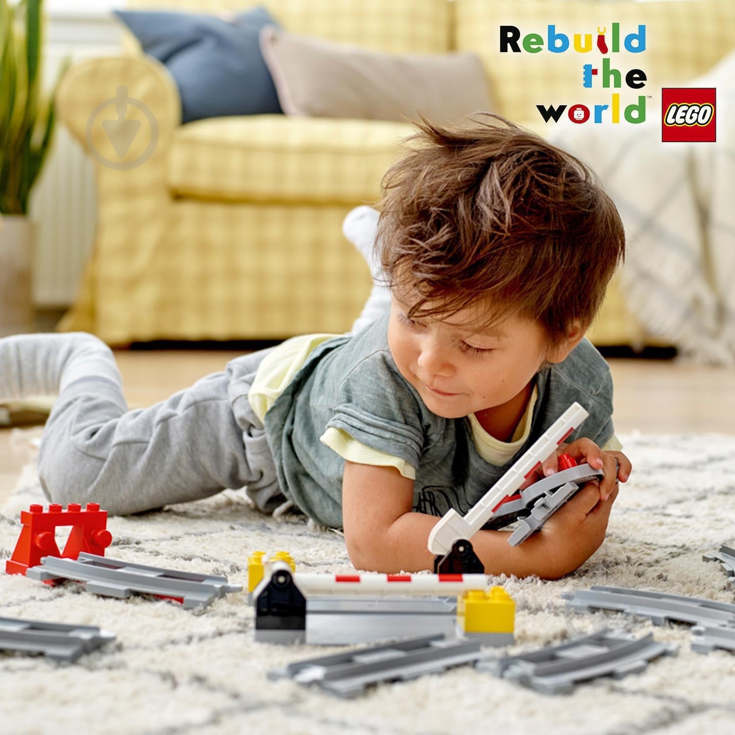 Конструктор LEGO DUPLO Залізничні колії 10882 - фото 7