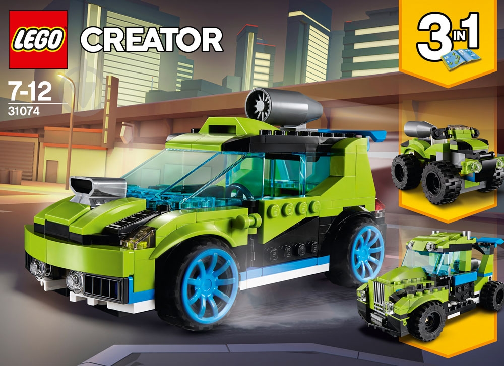 Конструктор LEGO Creator Гоночный автомобиль «Ракета» 31074 - фото 1 Конструктор LEGO Creator Гоночный автомобиль «Ракета» 31074 - фото 1