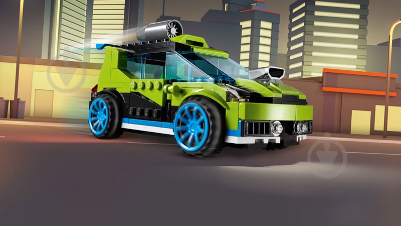 Конструктор LEGO Creator Гоночный автомобиль «Ракета» 31074 - фото 3 Конструктор LEGO Creator Гоночный автомобиль «Ракета» 31074 - фото 3