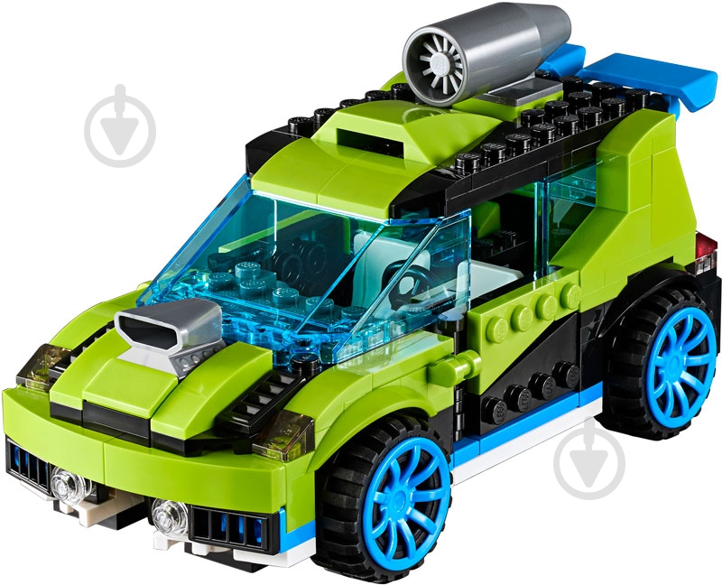 Конструктор LEGO Creator Гоночный автомобиль «Ракета» 31074 - фото 4 Конструктор LEGO Creator Гоночный автомобиль «Ракета» 31074 - фото 4