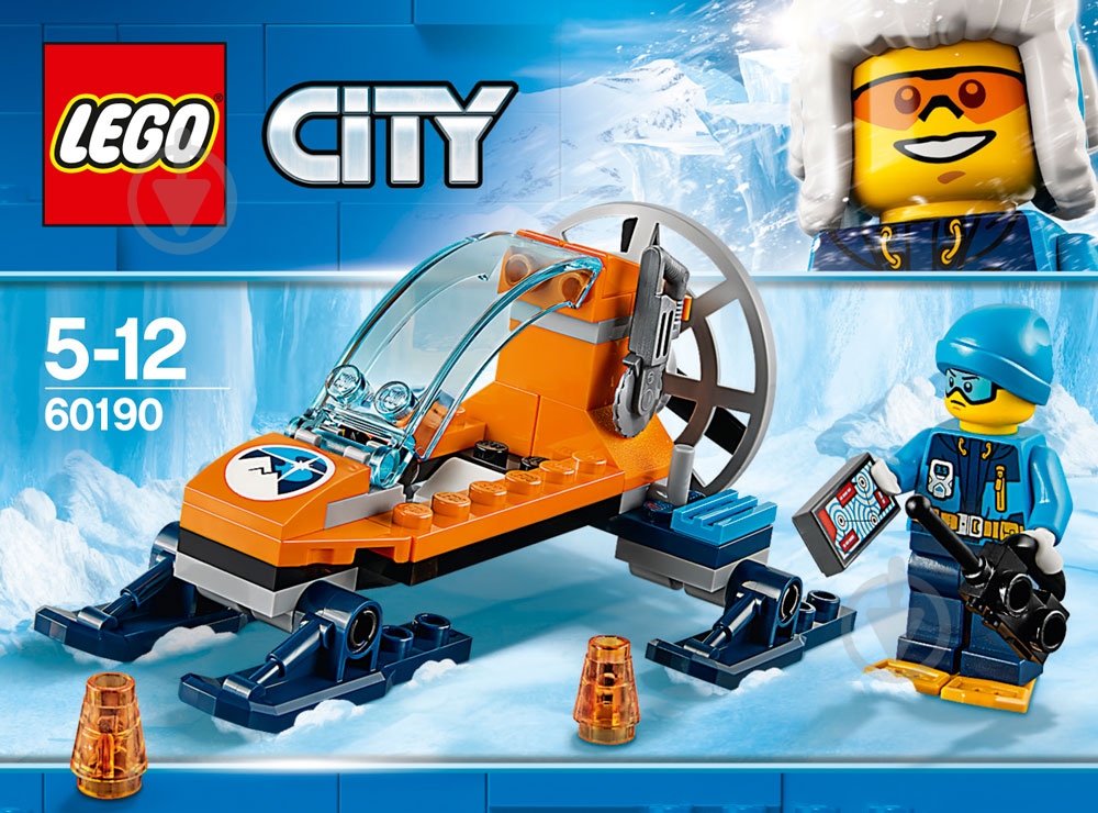 ᐉ Конструктор LEGO City Арктика: Аэросани 60190 • Купить в Киеве