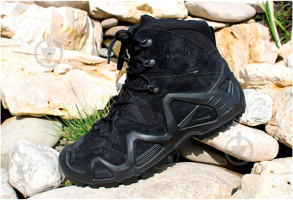 Ботинки тактические Lowa "Zephyr GTX® MID TF" (чол.) ([019] Black, UK 10.5/EU 45) р.45 310537/999 черный - фото 10