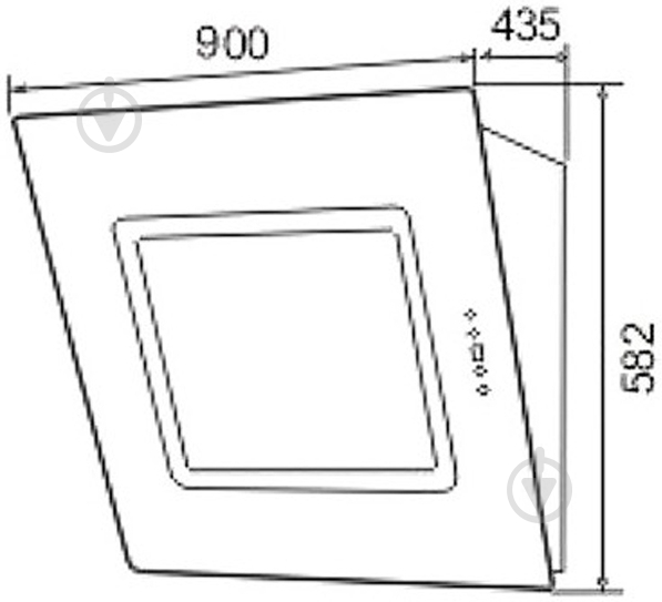 Вытяжка Universo AURA B 900 800 - фото 3