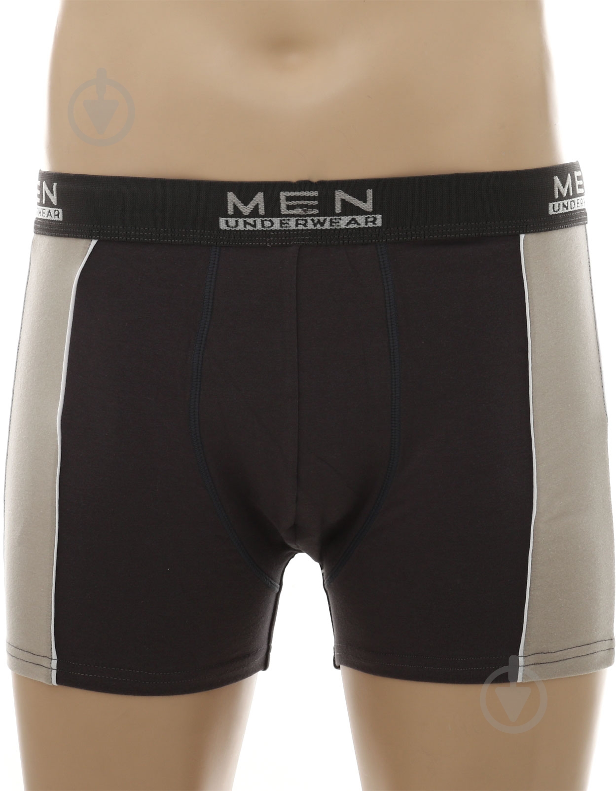 Трусы мужские Underwear боксеры1532C/M /d.grey M темно-серый - фото 1