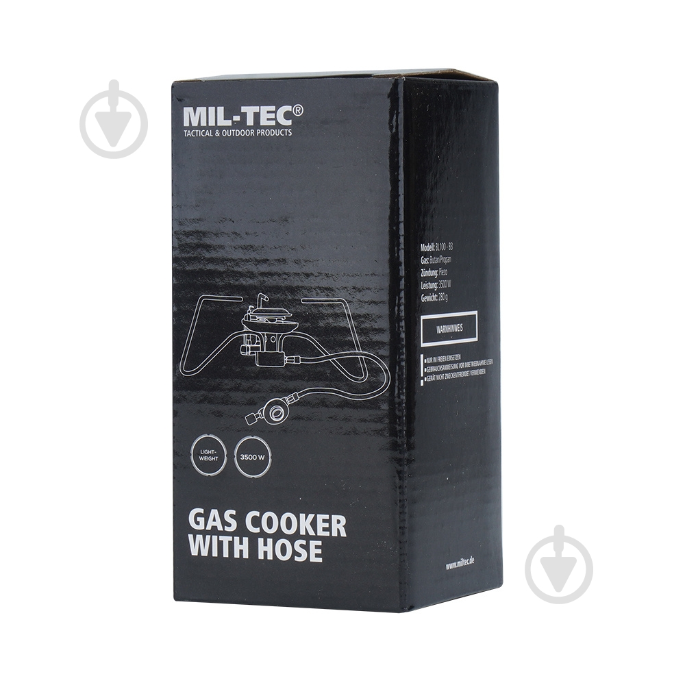 Пальник газовий Sturm Mil-Tec "GAS COOKER WITH HOSE" (до 3500 Вт) - фото 7