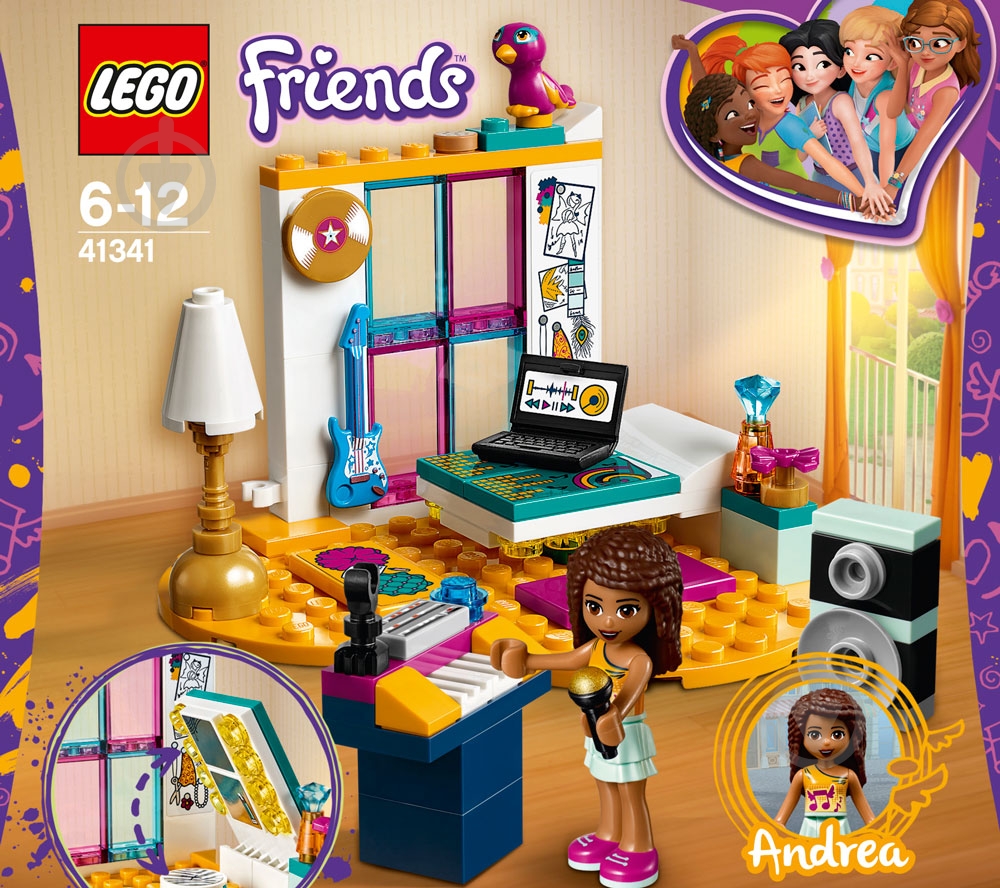 Конструктор LEGO Friends Комната Андреа 41341 - фото 1