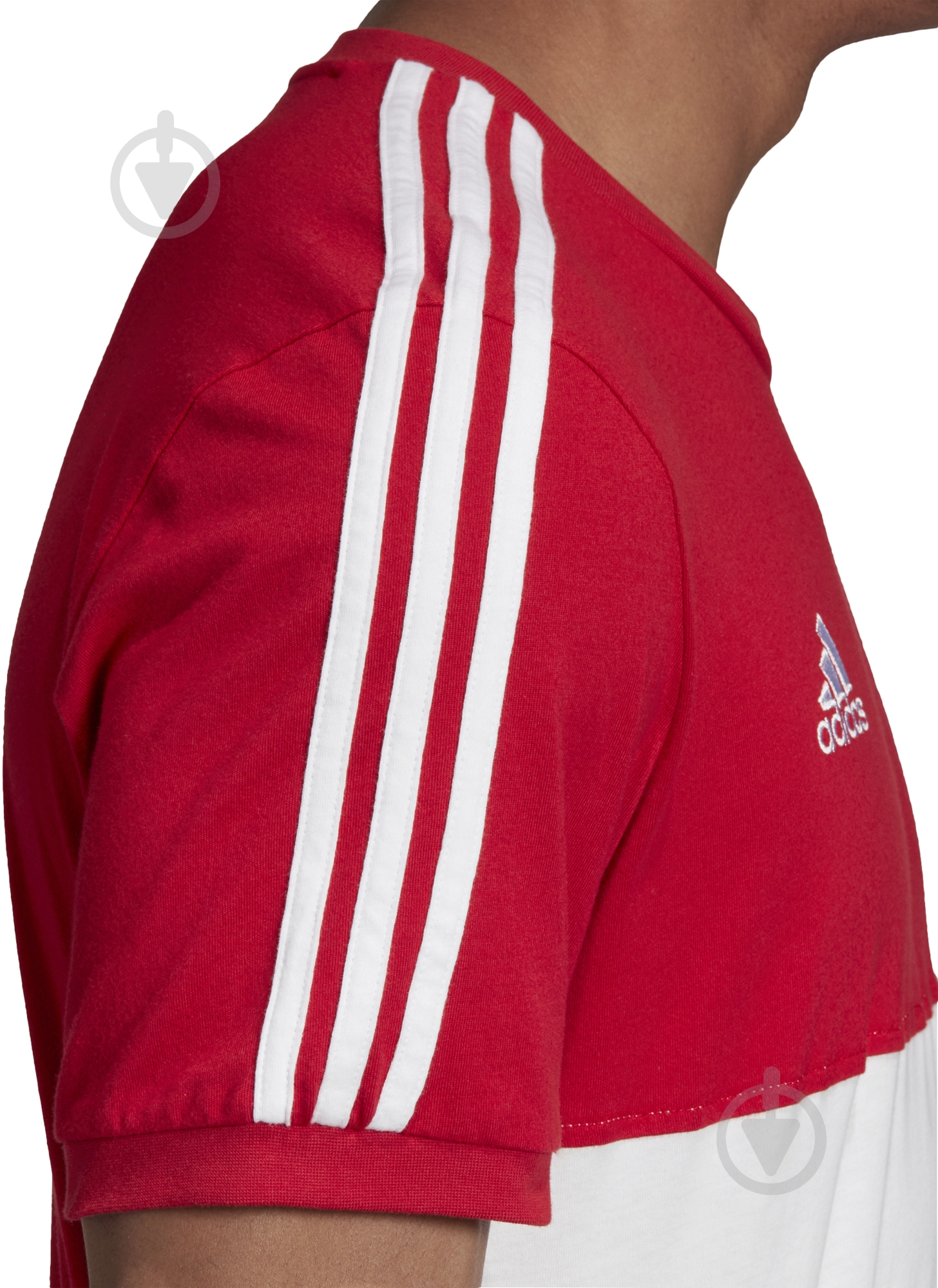 Футболка Adidas MUFC 3S TEE FR6640 р.XL красный - фото 9