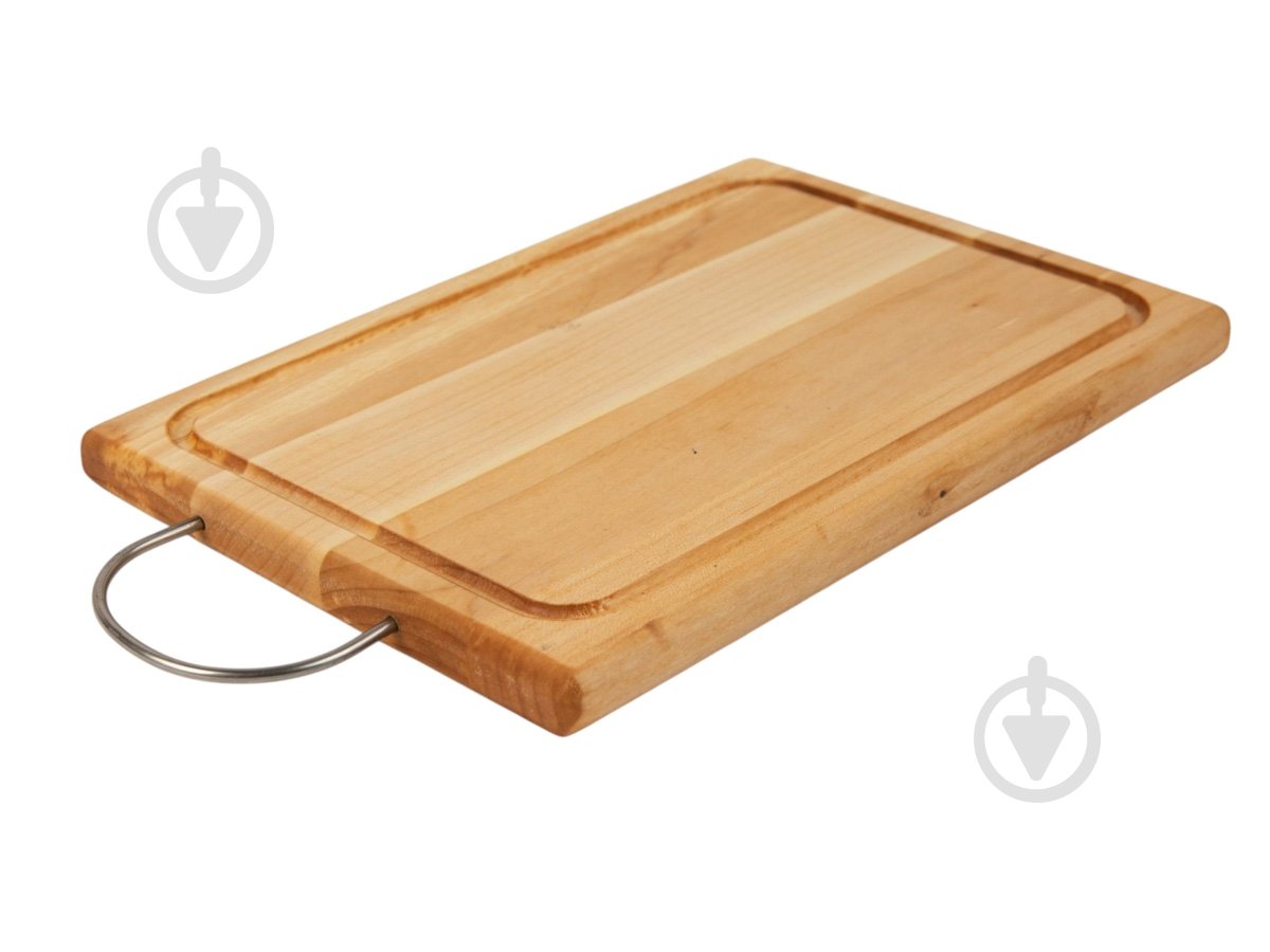 Доска кухонная с ручкой Жива 20х25х2 см ясень - фото 2