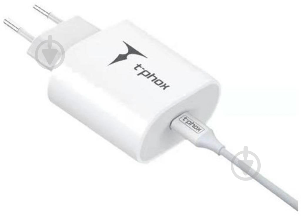Мережевий зарядний пристрій T-PHOX iSpeed PD Charger (20W) - White - фото 3
