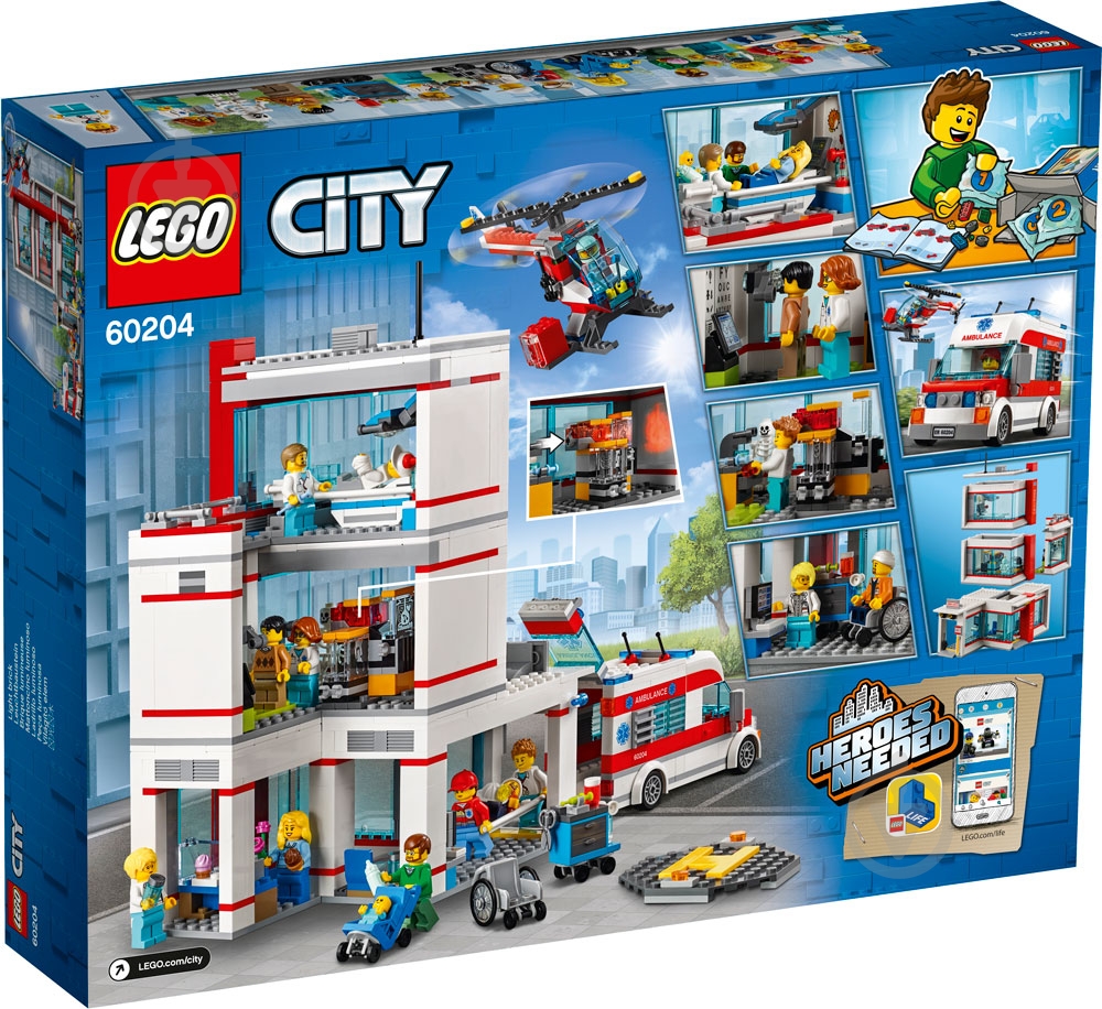 Конструктор LEGO City Міська лікарня 60204 - фото 8