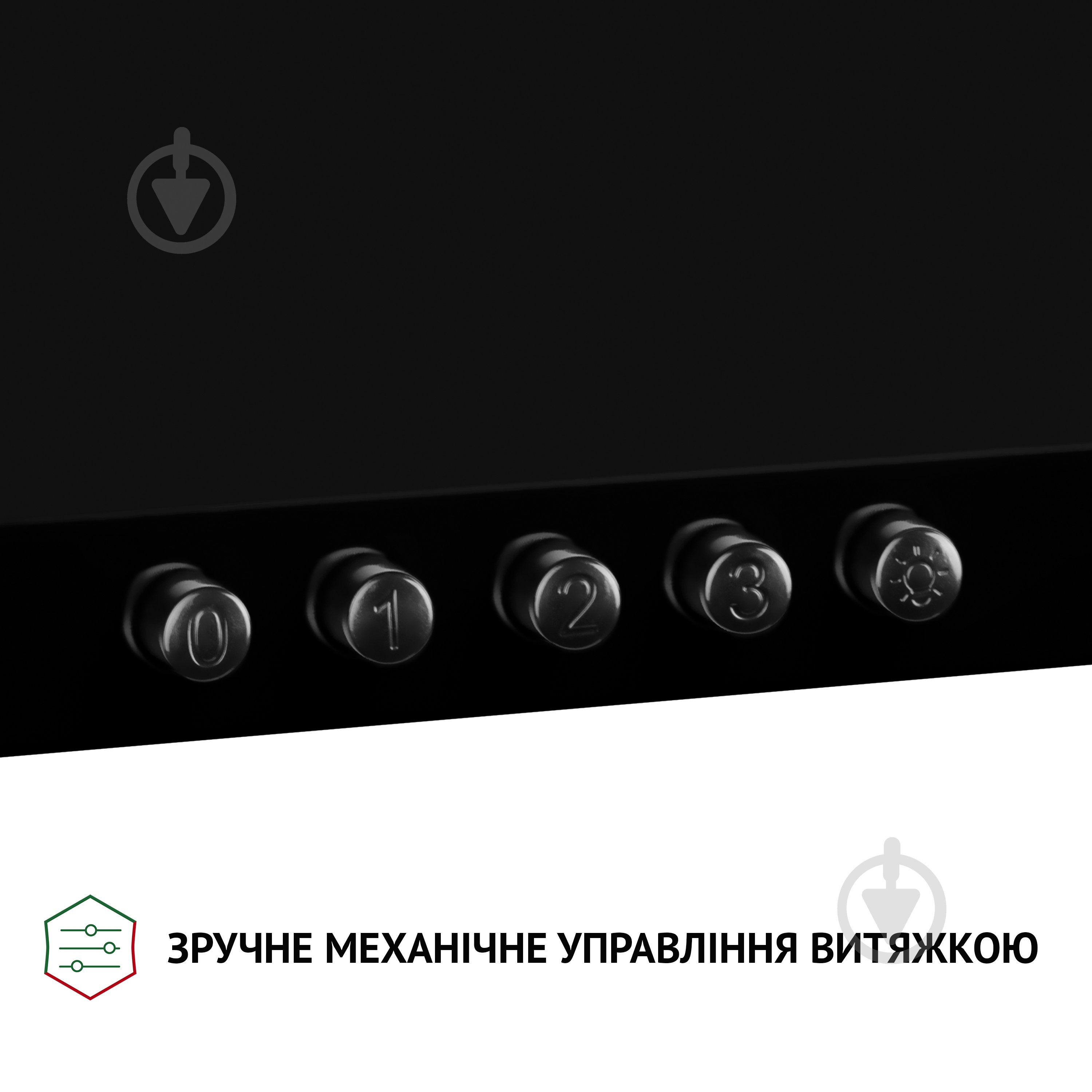 Витяжка Perfelli K 5210 BL 700 LED купольна - фото 4