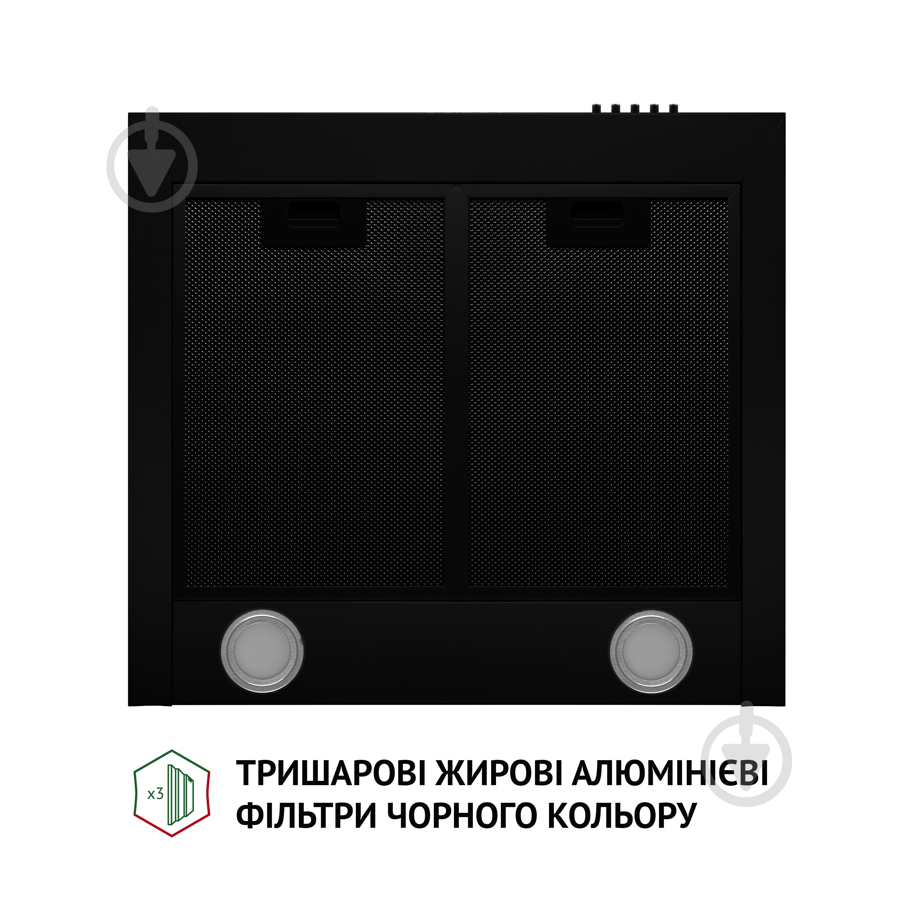 Витяжка Perfelli K 5210 BL 700 LED купольна - фото 5