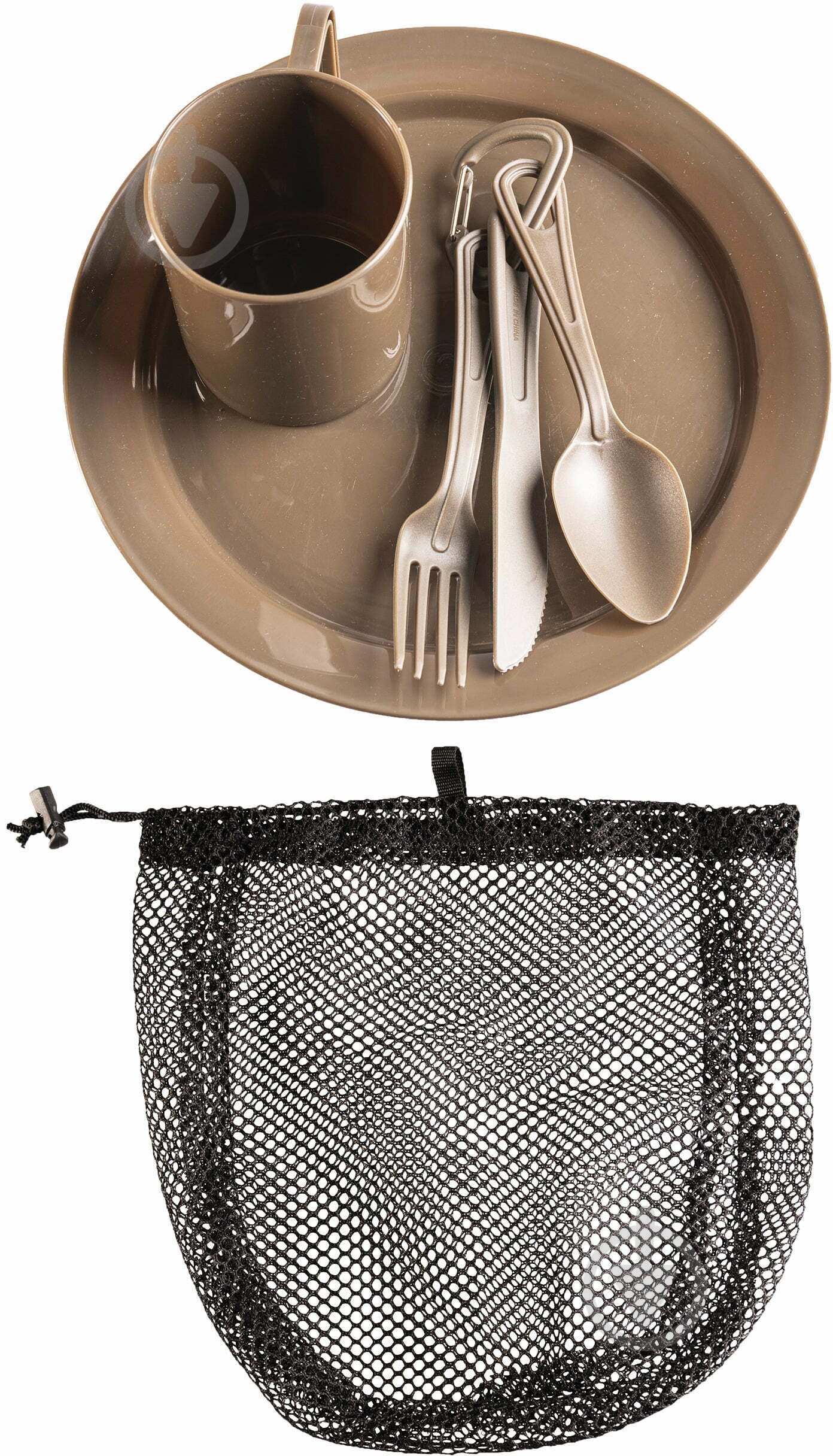 Набір столових приборів Sturm Mil-Tec ø200 мм 35 мм 0,2 л CAMP SET PLASTIC - фото 11 Набір столових приборів Sturm Mil-Tec ø200 мм 35 мм 0,2 л CAMP SET PLASTIC - фото 11