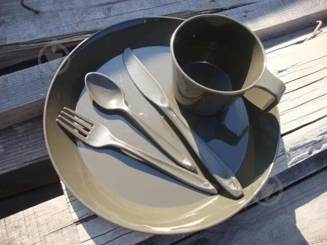 Набір столових приборів Sturm Mil-Tec ø200 мм 35 мм 0,2 л CAMP SET PLASTIC - фото 13 Набір столових приборів Sturm Mil-Tec ø200 мм 35 мм 0,2 л CAMP SET PLASTIC - фото 13