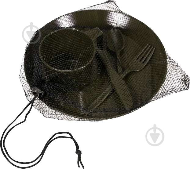 Набір столових приборів Sturm Mil-Tec ø200 мм 35 мм 0,2 л CAMP SET PLASTIC - фото 2 Набір столових приборів Sturm Mil-Tec ø200 мм 35 мм 0,2 л CAMP SET PLASTIC - фото 2