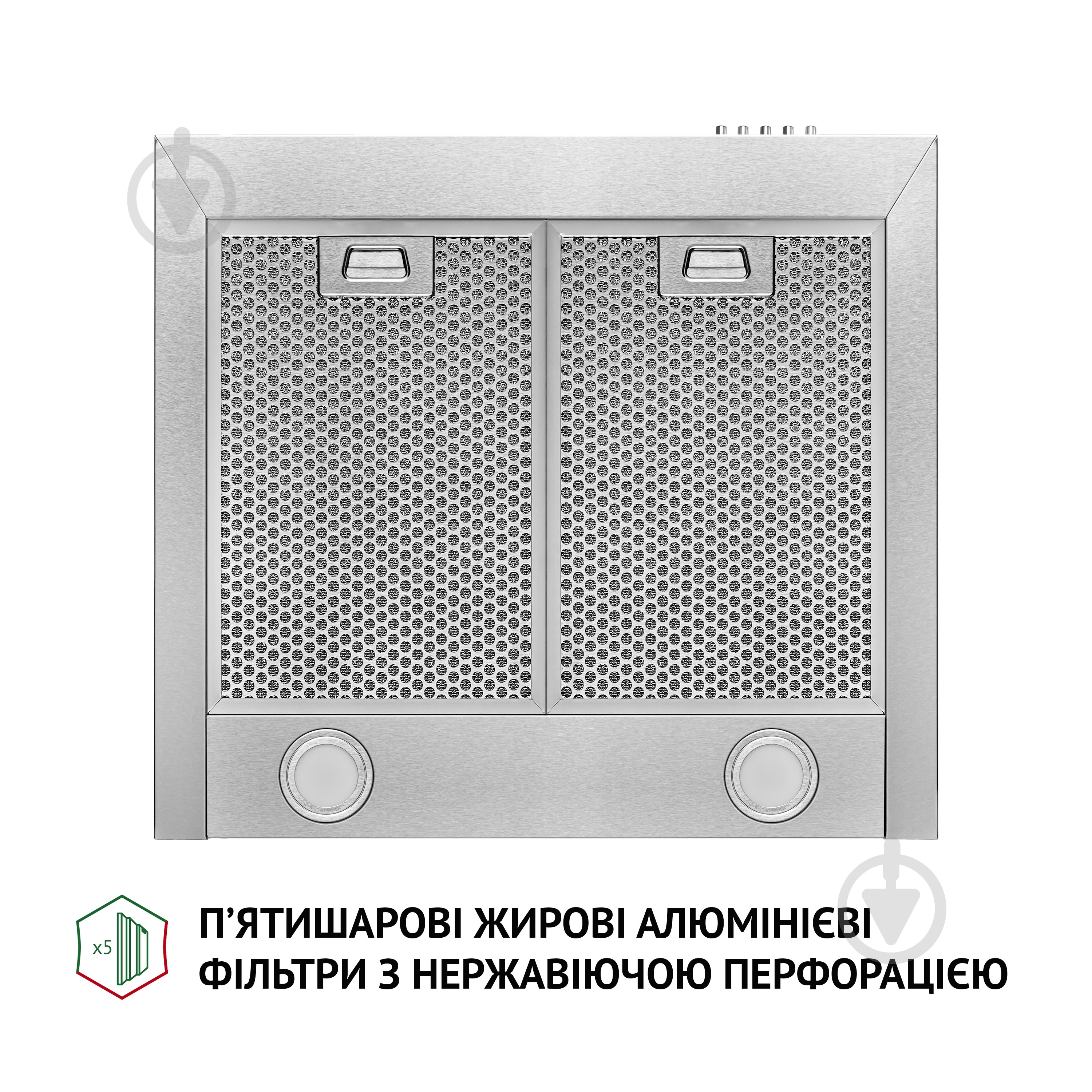 Вытяжка Perfelli K 5210 I 700 LED купольная - фото 5