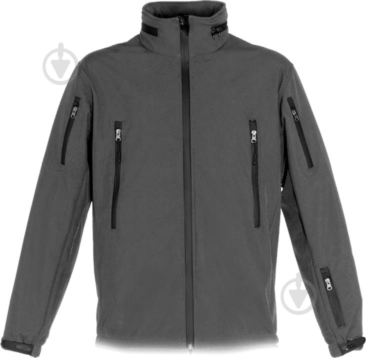 Куртка мужская демисезонная TORNADO "СОФТШЕЛЛ" Р 48-50. Рост 170-176cм р.M серая - фото 1 Куртка мужская демисезонная TORNADO "СОФТШЕЛЛ" Р 48-50. Рост 170-176cм р.M серая - фото 1