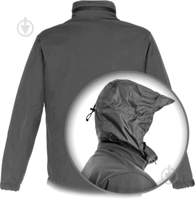 Куртка мужская демисезонная TORNADO "СОФТШЕЛЛ" Р 48-50. Рост 170-176cм р.M серая - фото 8 Куртка мужская демисезонная TORNADO "СОФТШЕЛЛ" Р 48-50. Рост 170-176cм р.M серая - фото 8