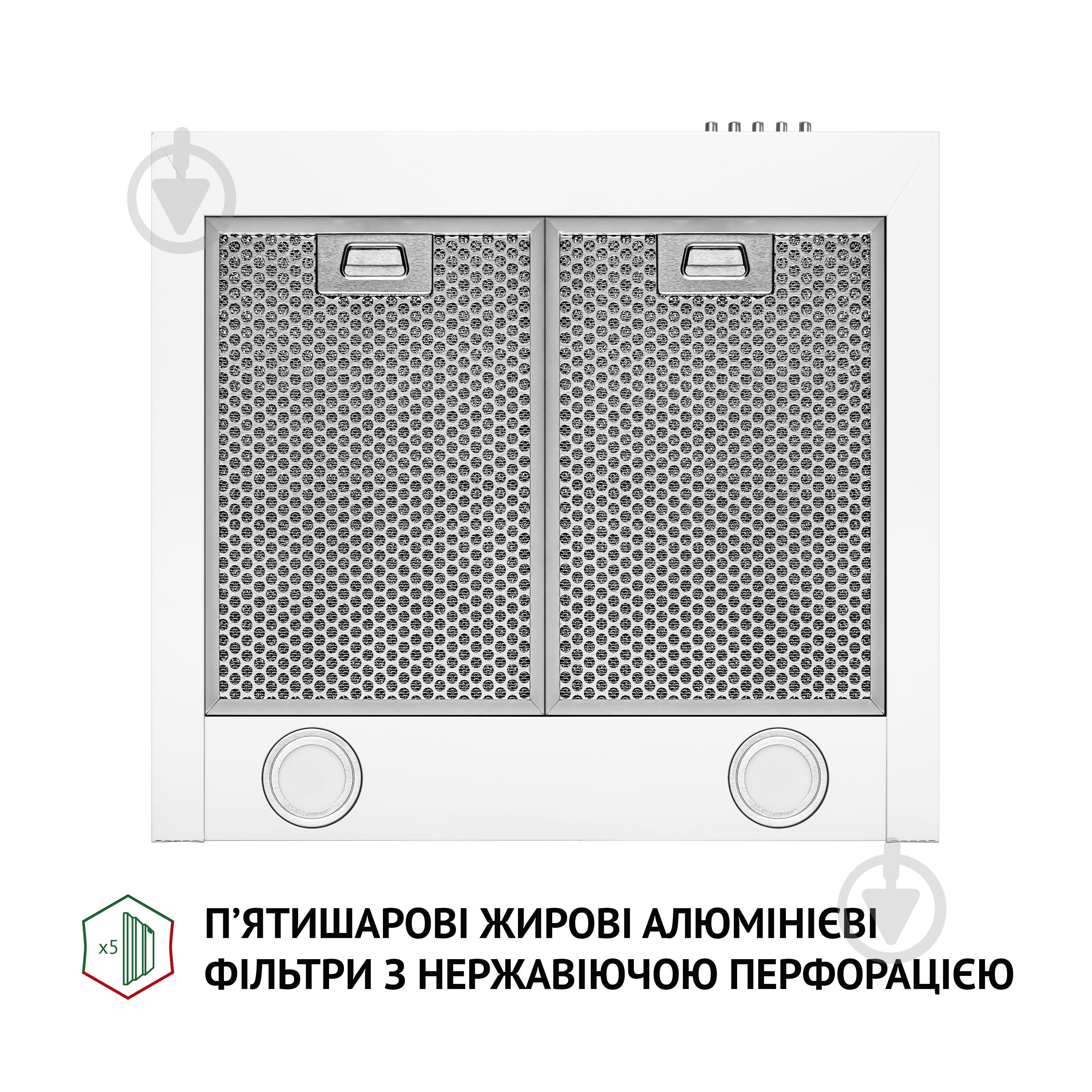 Вытяжка Perfelli K 5210 WH 700 LED купольная - фото 5 Вытяжка Perfelli K 5210 WH 700 LED купольная - фото 5