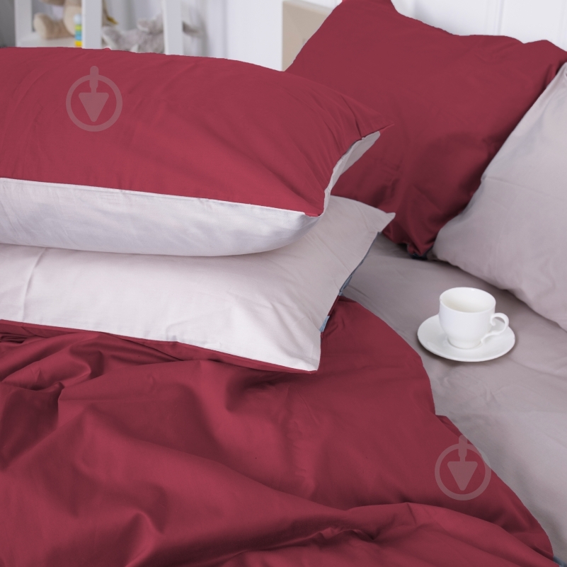 Наволочка Satin Premium 0847+0841 Billy 40x60 см кремовый/красный MirSon - фото 1 Наволочка Satin Premium 0847+0841 Billy 40x60 см кремовый/красный MirSon - фото 1