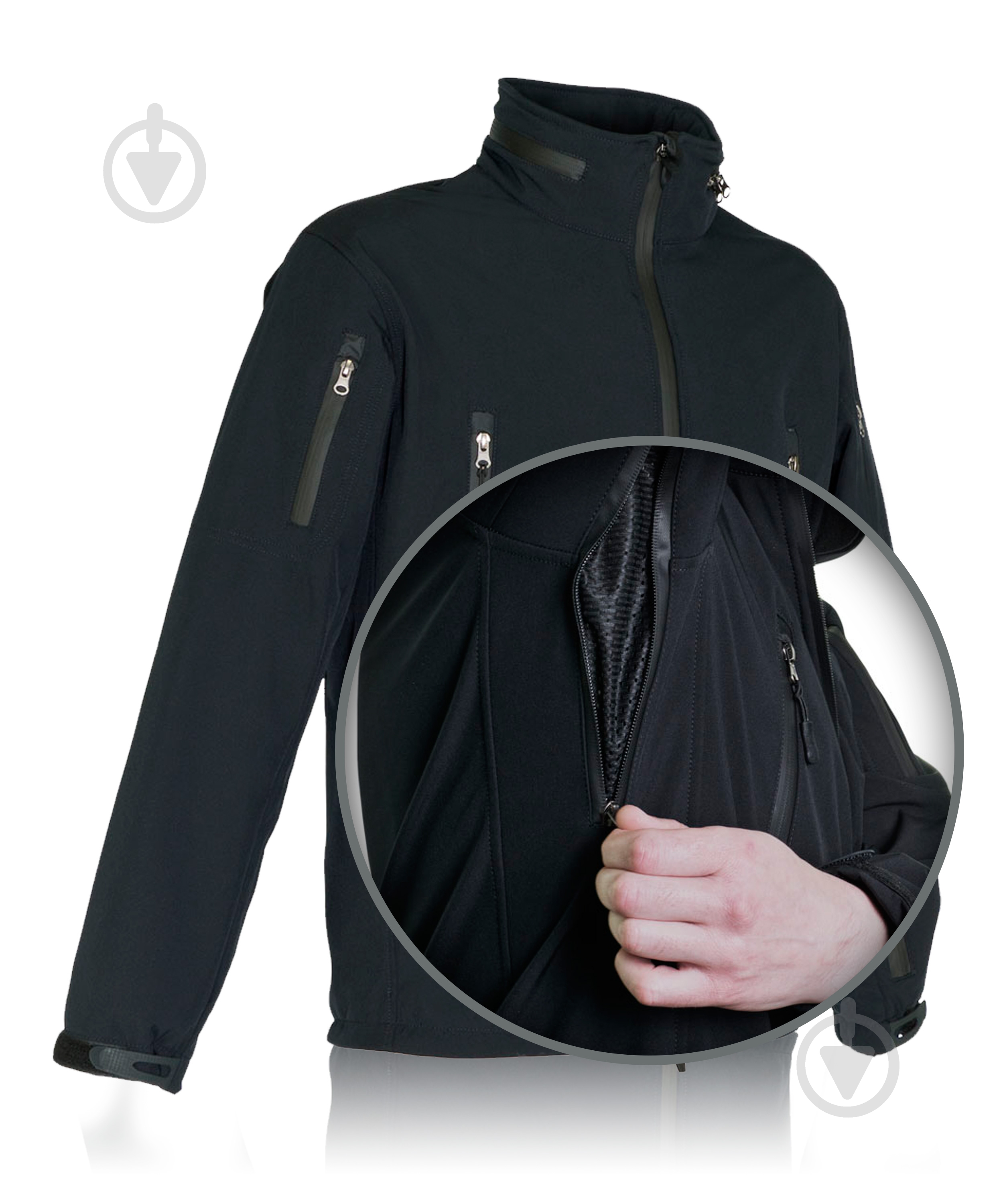 Куртка мужская демисезонная TORNADO "СОФТШЕЛЛ" Р 48-50. Рост 182-188cм р.M темно-синяя - фото 10 Куртка мужская демисезонная TORNADO "СОФТШЕЛЛ" Р 48-50. Рост 182-188cм р.M темно-синяя - фото 10