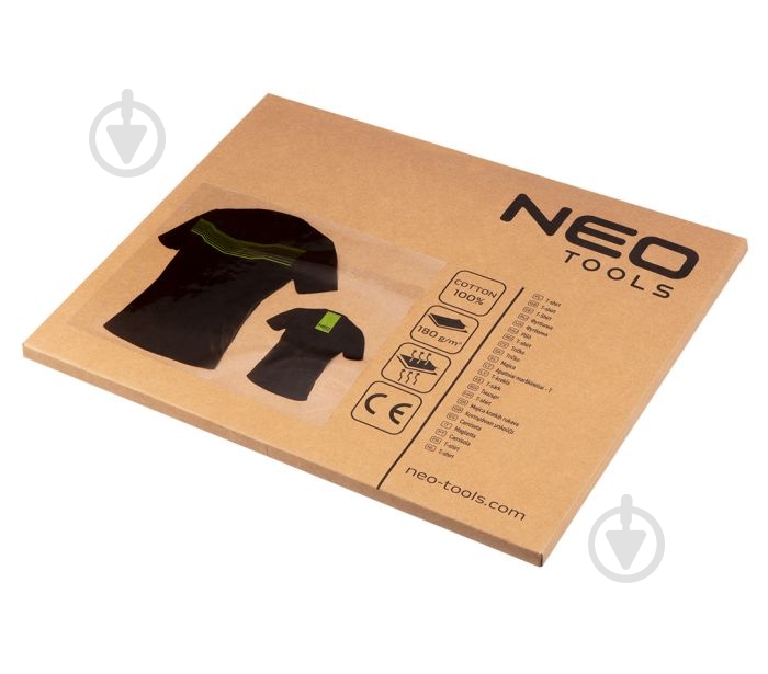 Футболка NEO tools р. S 81-609 черный - фото 4